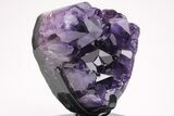 Dark Purple Amethyst Cluster - Large Points #206884-1